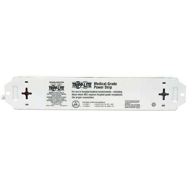Surge Protector Outlet Strip, 6 ft Cord L