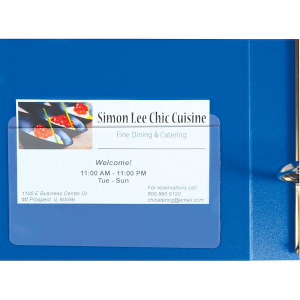 Top Load Business Card Holder, Pk10