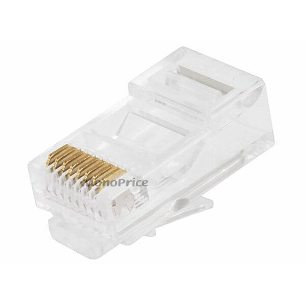 Plug, Modular, RJ45, Solid, PK100