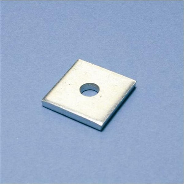 Square Channel Washer, 3/8 In, Steel