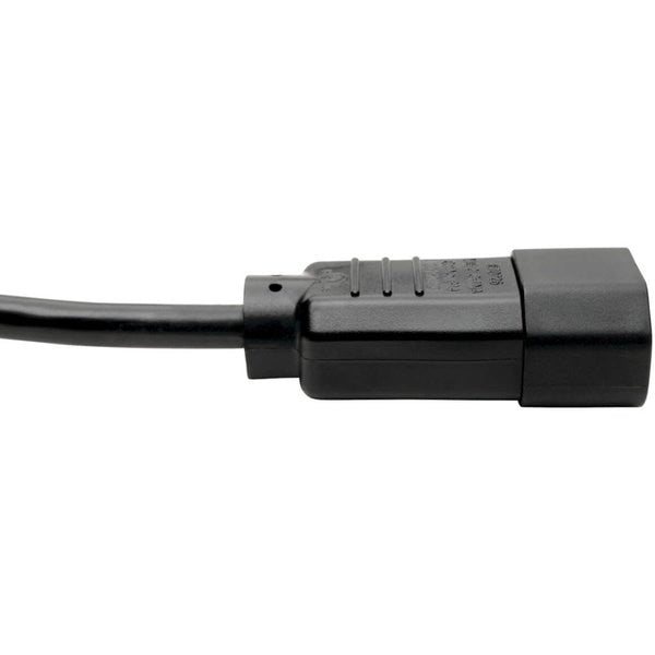 Power Cord, C14 to C13, 10A, 18AWG, 6ft