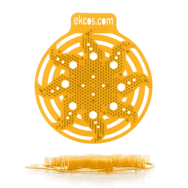 Power Screen AntiSplash Urinal Screen Orange/Tropical Fruit, PK10
