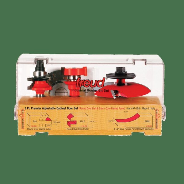Piece Premier Adjustable Cabinet Bit Set