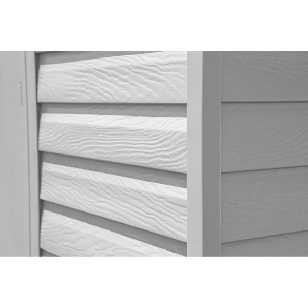 10x12 Select Steel Storage Shed, Flute Grey