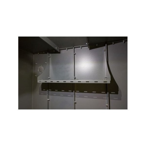 Shelf-Double Panel, Grey