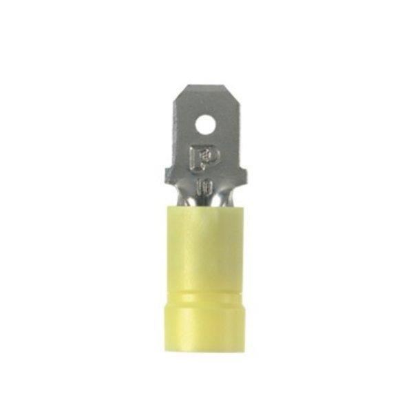 Male Disconnect, Vinyl, 0.98 in., PK50