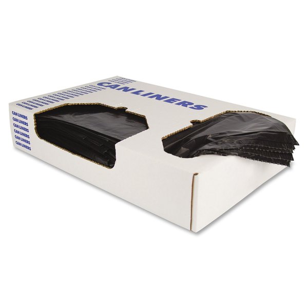 Trash Bag, 38X58, Black, 1.5Mil, PK100