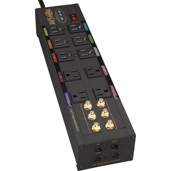 Surge, Theater, 10 outlet, 3840J, 8ft cord