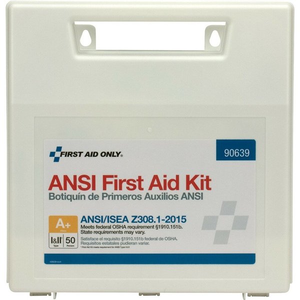 First Aid Kit, Plastic, 50 Person