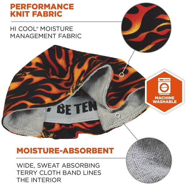 Cooling Hat, Flames, Universal