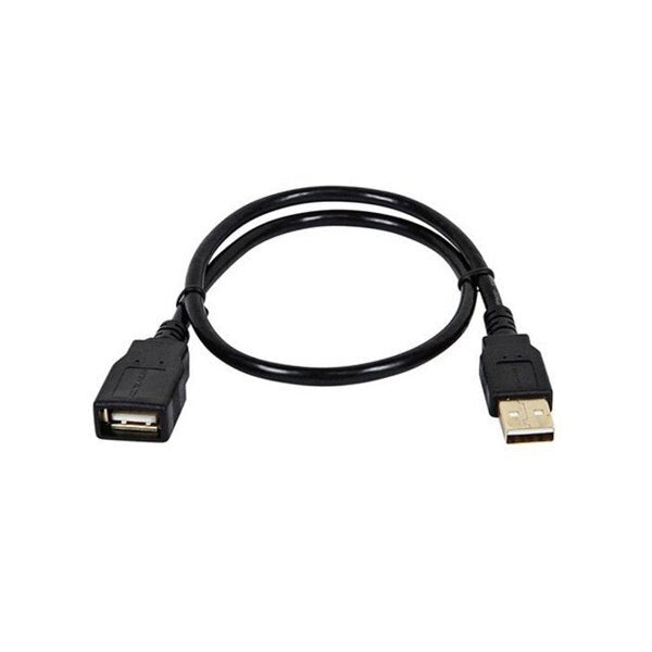USB 2.0 Extension Cable, 1-1/2 ft.L, Black