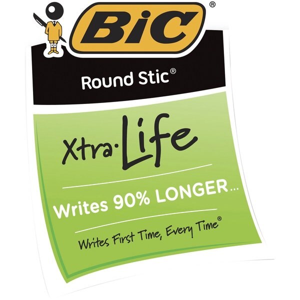 Pen, Roundstic, Bp, Med, Bk, Dz, PK12