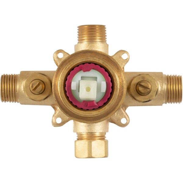 Trutemp Pressure Balance Valve W/Brushed-Nickel Trim Kit, Finish: Brushed Nickel