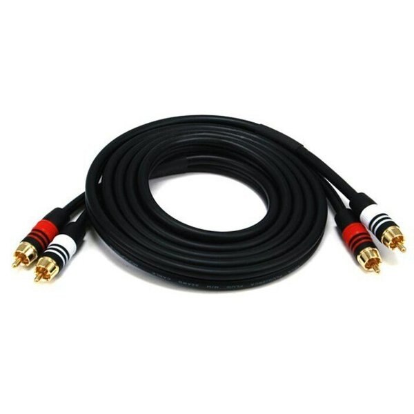 A/V Cable, 2 RCA M/M, 6ft