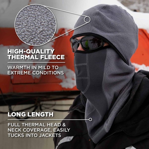Balaclava, Wind-Proof, Gray