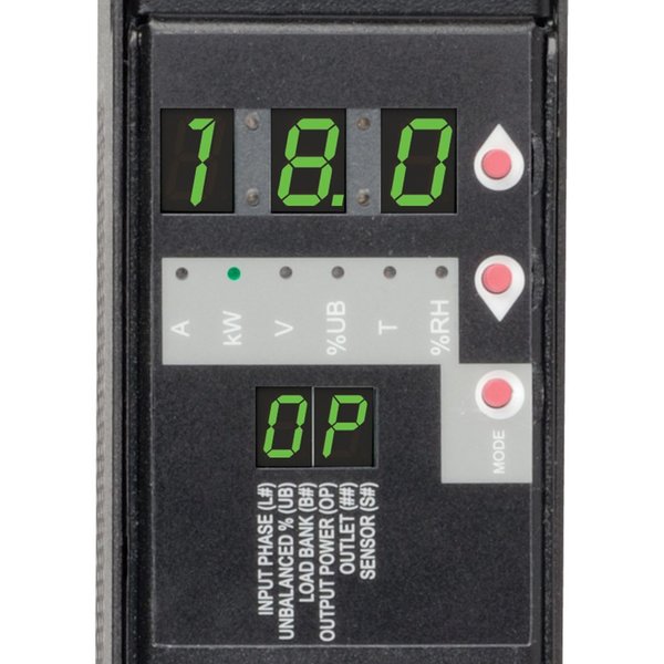 PDU, 3-Ph, Switched, 18kW, 24 C13, 6 C19, 0U