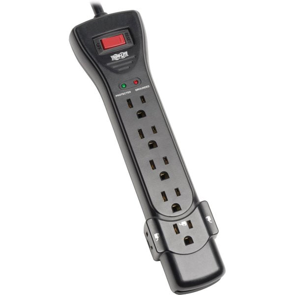 Surge, 7 Outlet, 7ft cord, 2160J, Black