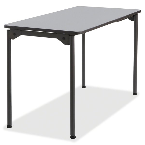 Rectangle Maxx LegroomÃ¢âÂ¢ Wood Folding Table, Gray - 24