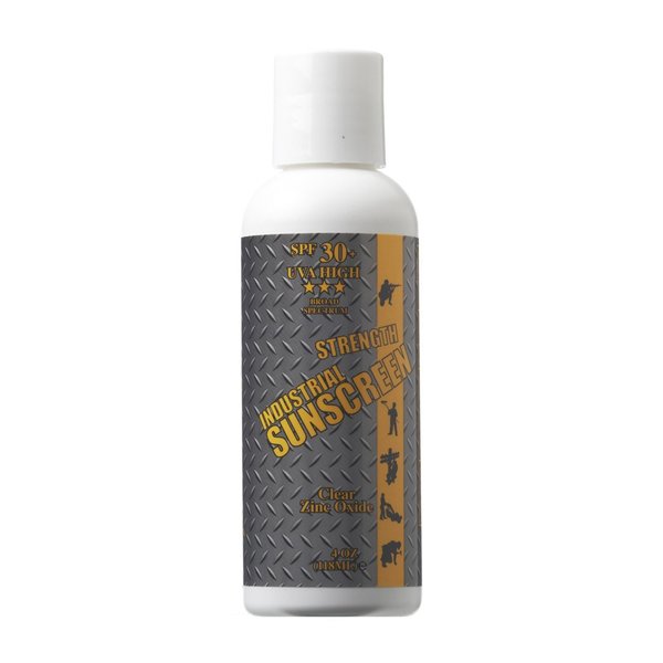Indstrl Sunscreen, Zinc Oxide, 4 oz., PK24