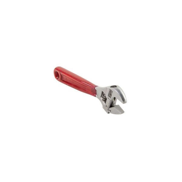 Adjustable Wrench, Plastic Dipped, 4-Inch