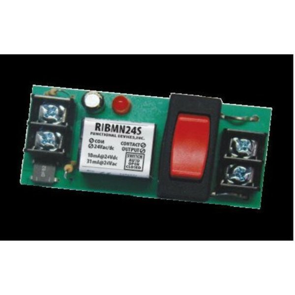 Track Mount Relay, 15A, SPST/Override
