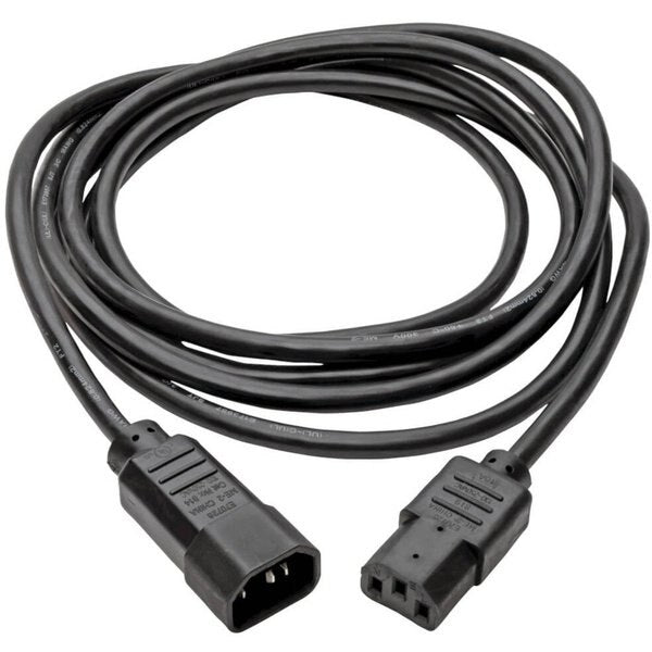 Power Cord, C14 to C13, 10A, 18AWG, 10ft