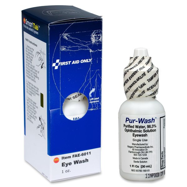 First Aid Kit Refill, Eyewash, 1 Oz. Bottle, 1 Per Box