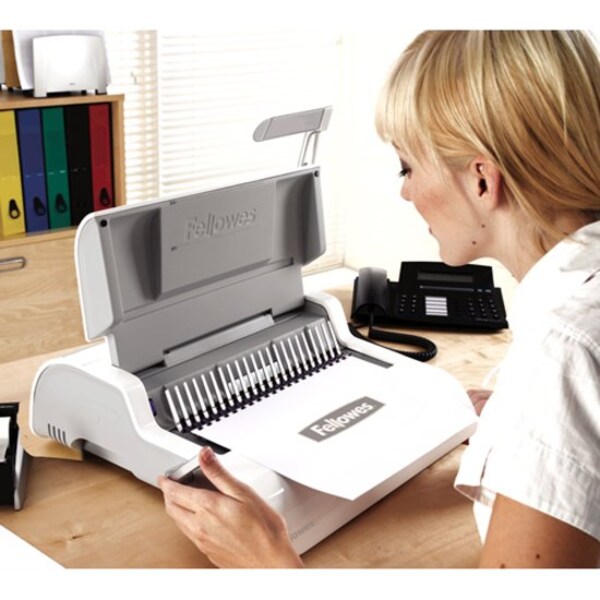 Binding Machine, Comb, White