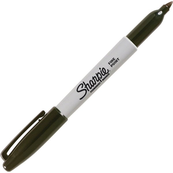 Black Permanent Marker, Fine Tip, PK12