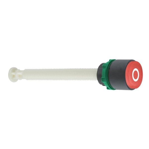 Red projecting reset pushbutton 022 mark