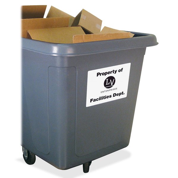 AveryÂ® White Permanent Durable ID Labels for Laser Printers 6575, 8-1/2
