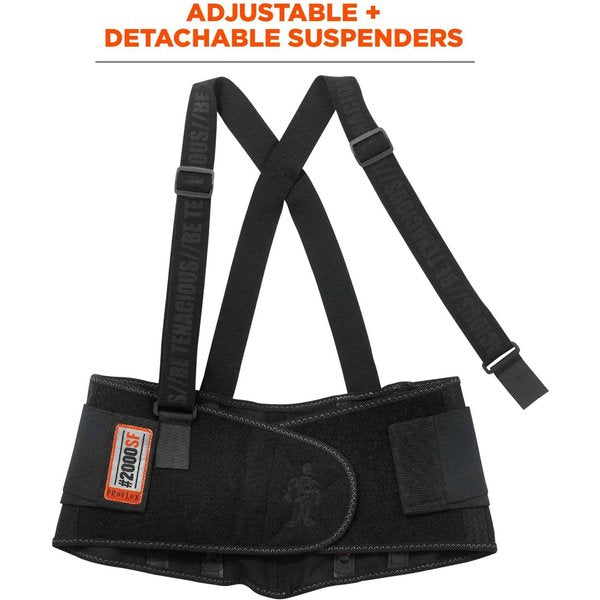 Back Support, Black, 4XL