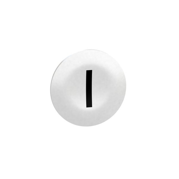 White cap marked I for rectangular multi