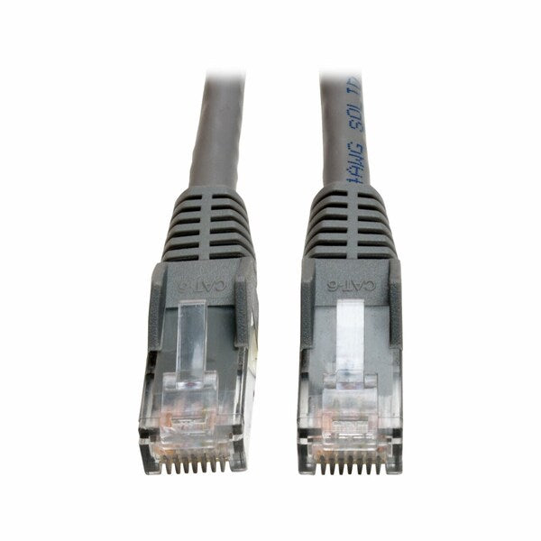 Cat6 Cable, Plenum, Snagless, Gray, 100ft