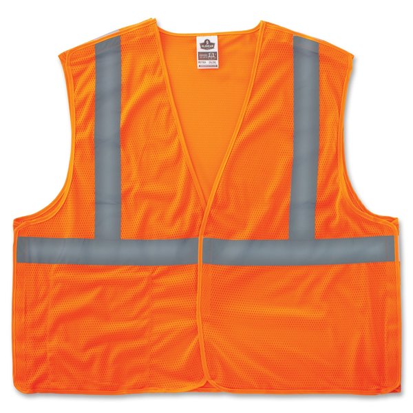 Econo Breakaway Mesh Vest, Orange, L/XL