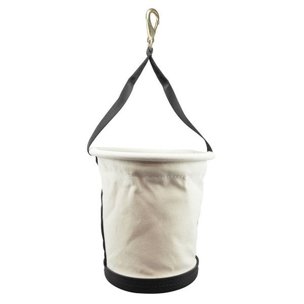 Wall Bucket, #4 Canvas, natural, 12