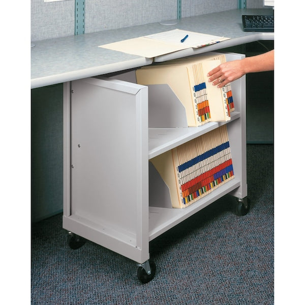 Mini File Cart, Letter/Legal Shlvs, Yellow