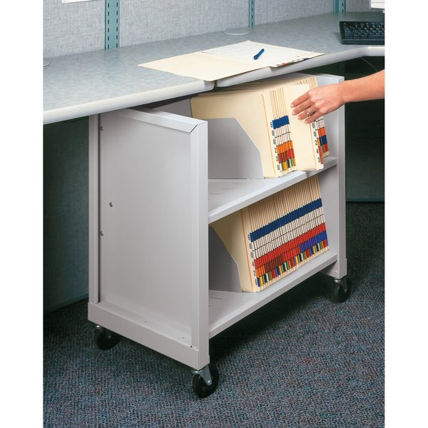 Mini File Cart, Letter/Legal Shlvs, White