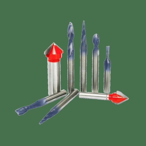 Piece CNC Router Bit Signmaking Set, 8