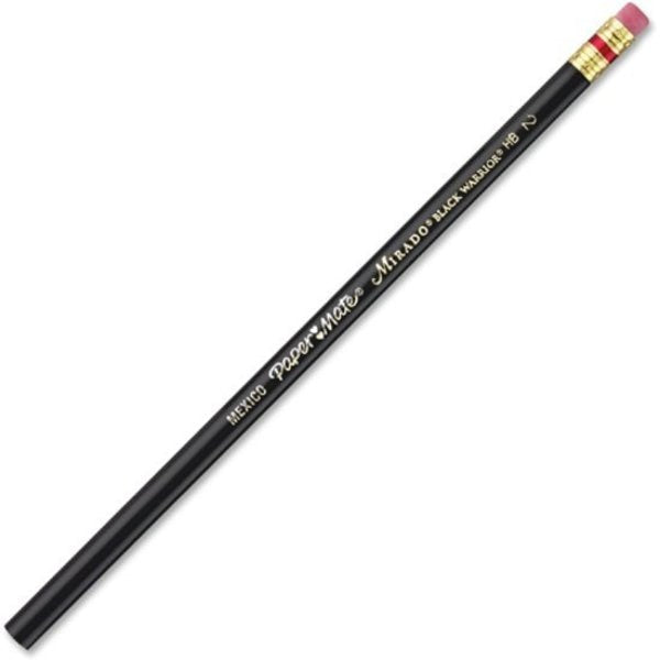 Woodcase Pencil, #2 HB, Black, PK12