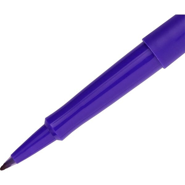 Porous Point Felt Tip Pen, Medium Purple PK12