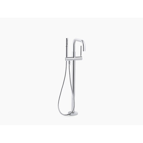 Bath Filler Trim, Polished Chrome, Floor