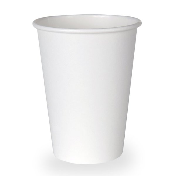 Disposable Hot cup 12 oz. White, Paper, Pk1000