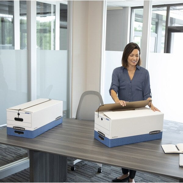 Banker Box, Ltr, String Button, PK12