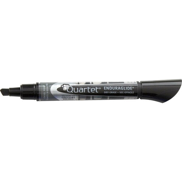 Dry Erase Marker Set, Chisel Tip, Black, PK12
