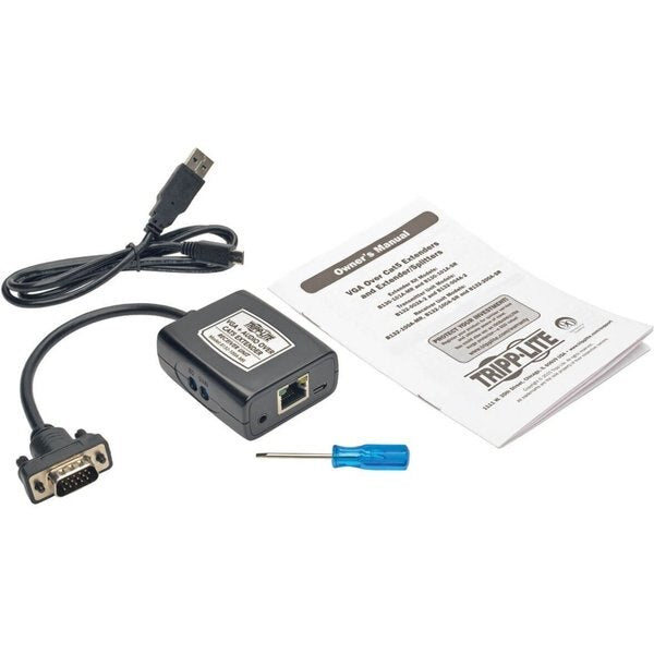 VGA-Cat5/6 Extender, Up to 750ft, USB