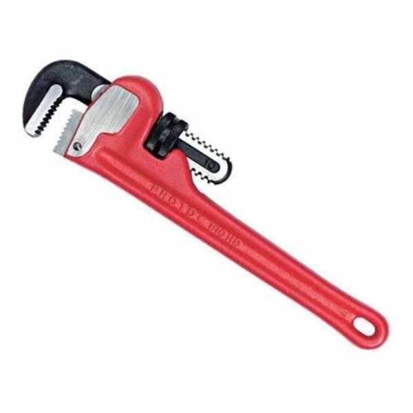 12 in L 2 in Cap. Cast Iron Straight Pipe Wrench