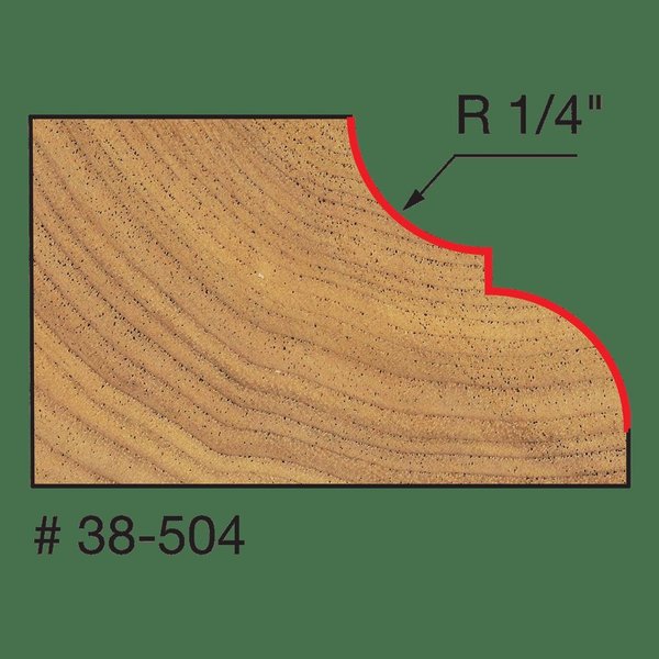 Classical Bold Cove and Round Bit, 1-1/2