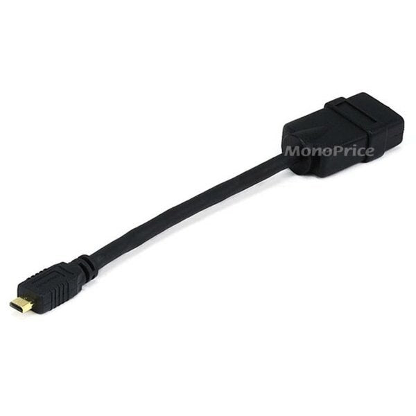 Micro HDMI(M) to HDMI(F) Adapter, 6Inch