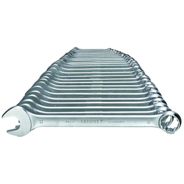 Combination Wrench Set, 26 pcs., 6-32mm, Wrench Head Sizes: 6mm to 32 mm
